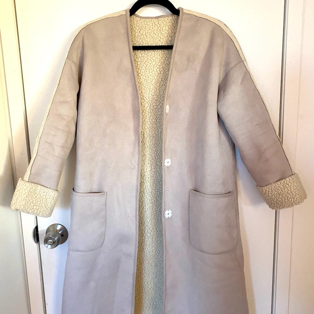 Anthropologie - Oxford Reversible Teddy Coat